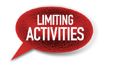 Limiting activities text